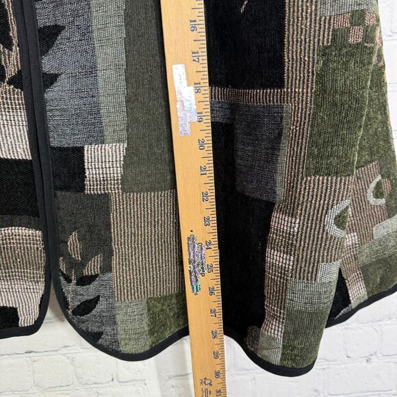 Vintage Dressbarn Jacket Women Plus Size 3X Tapestry Patchwork Full Zip Coat - Picture 5 of 12